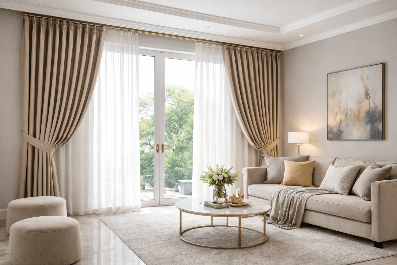 premium curtain fabric for home interior design